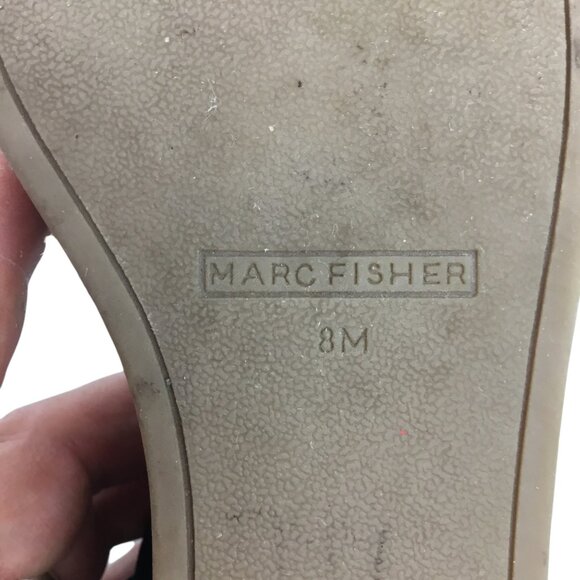 Marc Fisher Zane Womens 7.5M Open Toe Cork Wedge Platform Sandals - Picture 13 of 14